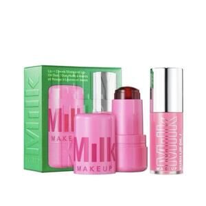 Milk Makeup The Jelly Lip Kit: Lip + Cheek Stain & Lip Oil Duo BURST NIB